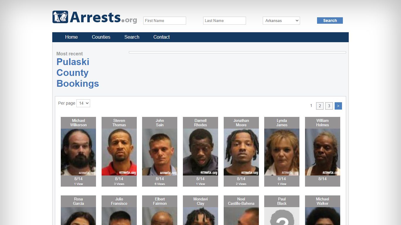 Pulaski County Arrests and Inmate Search